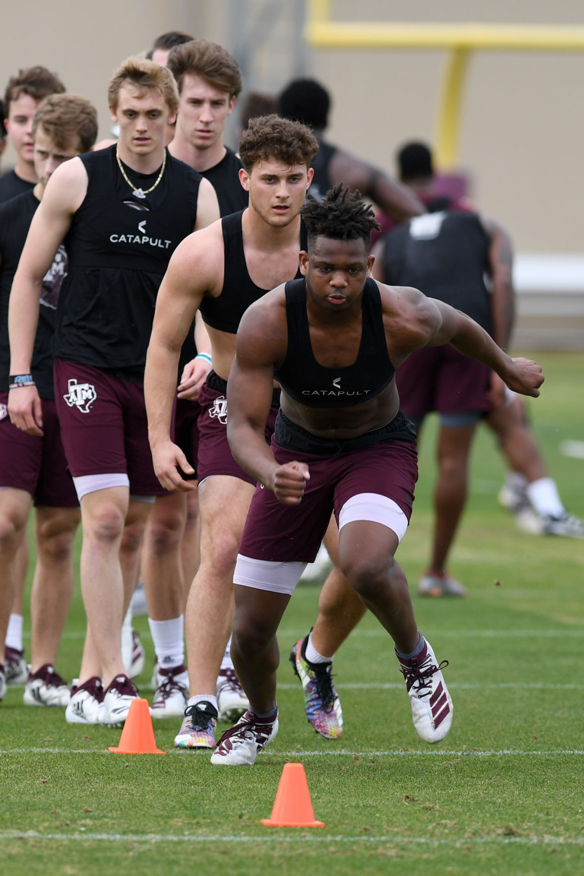 Texas A&M spring football drills